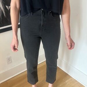Madewell Classic Straight Jean in Black